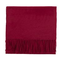 Tmavočervený kašmírový šál Bel cashmere Dina, 180 x 30 cm