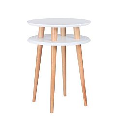Biely konferenčný stolík Ragaba UFO, Ø 45 cm