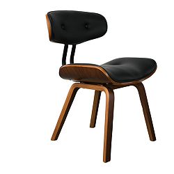 Čierna stolička Dutchbone Blackwood