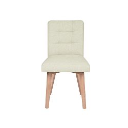 Krémová stolička Micadoni Home Lucio