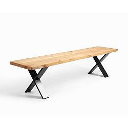 Lavica Cross Natural, dĺžka 160 cm
