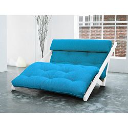 Leňoška Karup Figo, White/Horizon Blue, 120 cm