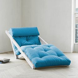 Leňoška Karup Figo White/Horizon Blue,  70 cm