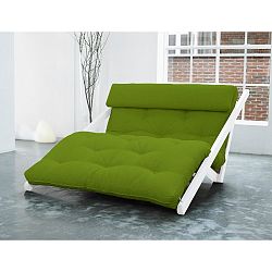 Leňoška Karup Figo, White/Lime, 120 cm