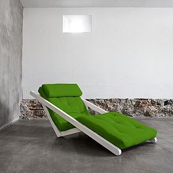 Leňoška Karup Figo, White/Lime, 70 cm