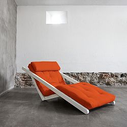 Leňoška Karup Figo, White/Orange, 70 cm