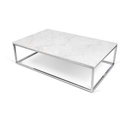 Malý biely stolík TemaHome Prairie Marble