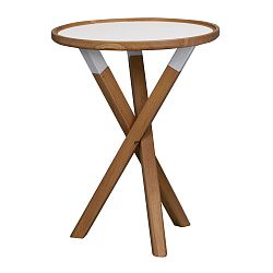 Prírodný dubový stolík Folke Sphinx, ⌀ 50 cm