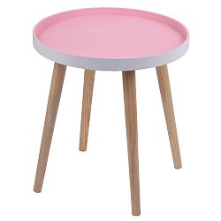 Ružový stolík Ewax Simple Table, 38 cm
