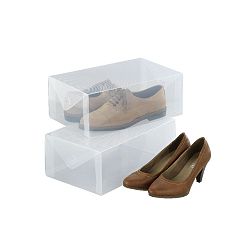 Sada 2 úložných boxov na topánky Wenko Pack