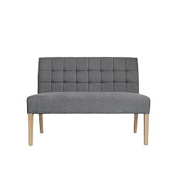 Sivá dvojmiestna lavica LABEL51 Sem