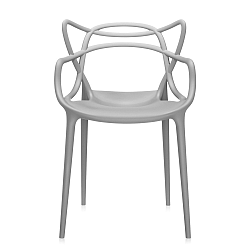 Sivá jedálenská stolička Kartell Masters