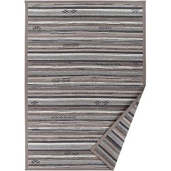 Sivo-béžový vzorovaný obojstranný koberec Narma Liiva, 140 x 200 cm