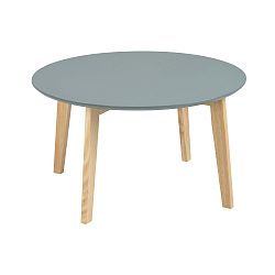 Sivý konferenčný stolík Actona Molina, ⌀ 80 cm
