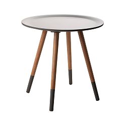 Tmavosivý odkladací stolík Zuiver Two Tone
