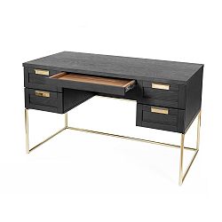 Tmavosivý pracovný stôl Woodman Pimlico Desk