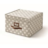 Béžový úložný box s vekom Cosatto Jolie, 40 × 40 cm