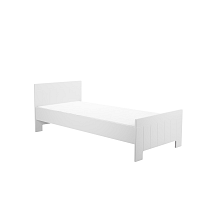 Biela detská posteľ Pinio Calmo, 140 × 70 cm