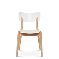 Biela drevená stolička Fameg Tyge