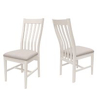 Biela stolička Canett Skagen Pure