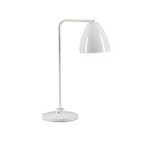 Biela stolová lampa Design Twist Cervasca