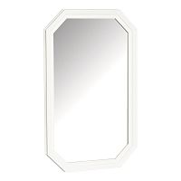 Biele nástenné zrkadlo Folke Octamirror