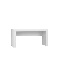 Biely detský písací stôl Pinio Calmo, dĺžka 125 cm