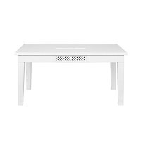 Biely jedálenský stôl Durbas Style La Provence, 140 x 90 cm
