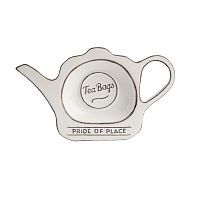 Biely keramický tanierik na čajové vrecúška T&G Woodware Pride of Place