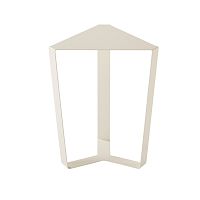 Biely odkladací stolík MEME Design Finity, výška 47 cm