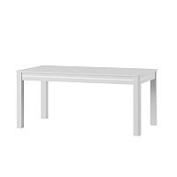 Biely rozkladací jedálenský stôl Szynaka Meble Sunny2
