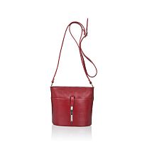 Červená kožená kabelka Markes Calf Mini

