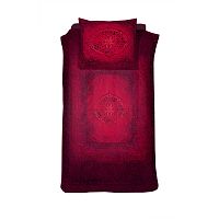 Červené bavlnené posteľné obliečky Damai Salome Carmine, 200 x 140 cm