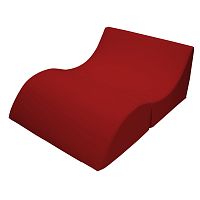 Červené variabilné ležadlo/stolík 13Casa Cleo