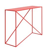 Červený konzolový stolík Custom Form Memo