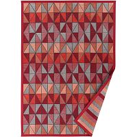 Červený vzorovaný obojstranný koberec Narma Treski, 140 x 200 cm