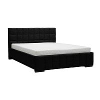 Čierna dvojlôžková posteľ Mazzini Beds Dream, 160 × 200 cm