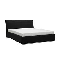 Čierna dvojlôžková posteľ Mazzini Beds Luna, 180 × 200 cm