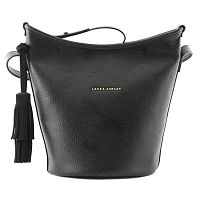Čierna kabelka z koženky Laura Ashley Loxford