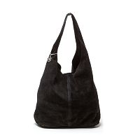 Čierna kožená kabelka Isabella Rhea 885