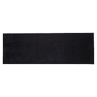Čierna rohožka Tica Copenhagen Unicolor, 67 x 200 cm