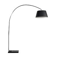 Čierna stojacia lampa Design Twist Carolei