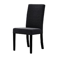 Čierna stolička s čiernymi nohami Ted Lapidus Maison Tonka