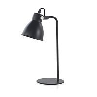 Čierna stolová lampa Geese, výška 43 cm