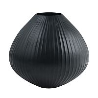 Čierna váza Fuhrhome Oslo, Ø 30 cm
