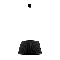 Čierne stropné svietidlo Sotto Luce KAMI, Ø 45 cm
