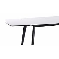 Čierno-biela prídavná doska k jedálenskému stolu Folke Griffin, 90 x 45 cm