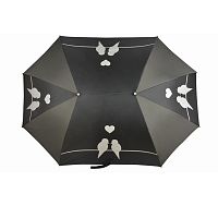 Čierny dáždnik pre dve osoby Du Parapluie