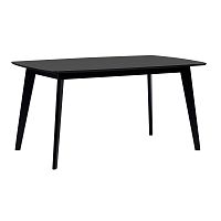 Čierny jedálenský stôl Folke Olivia, dĺžka 150 cm