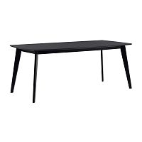 Čierny jedálenský stôl Folke Olivia, dĺžka 190 cm